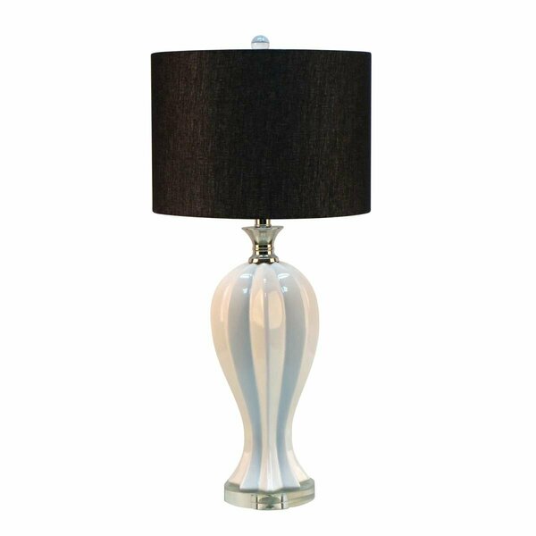Resplandor 28.5 in. Ceramic Table Lamp with Crystal Base RE3001118